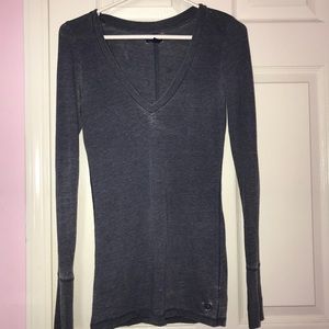 Long sleeve grey shirt